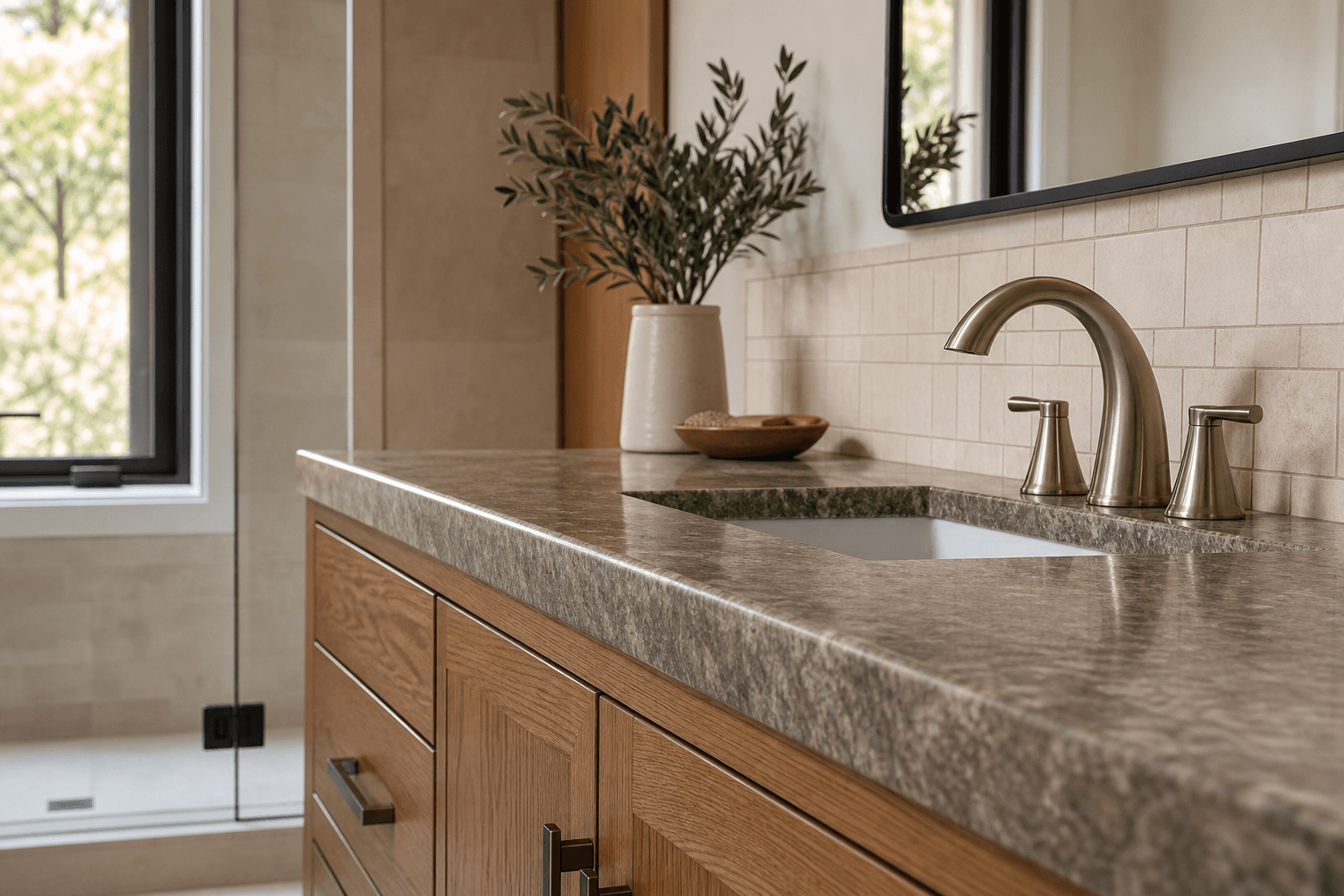 Custom bathroom remodel