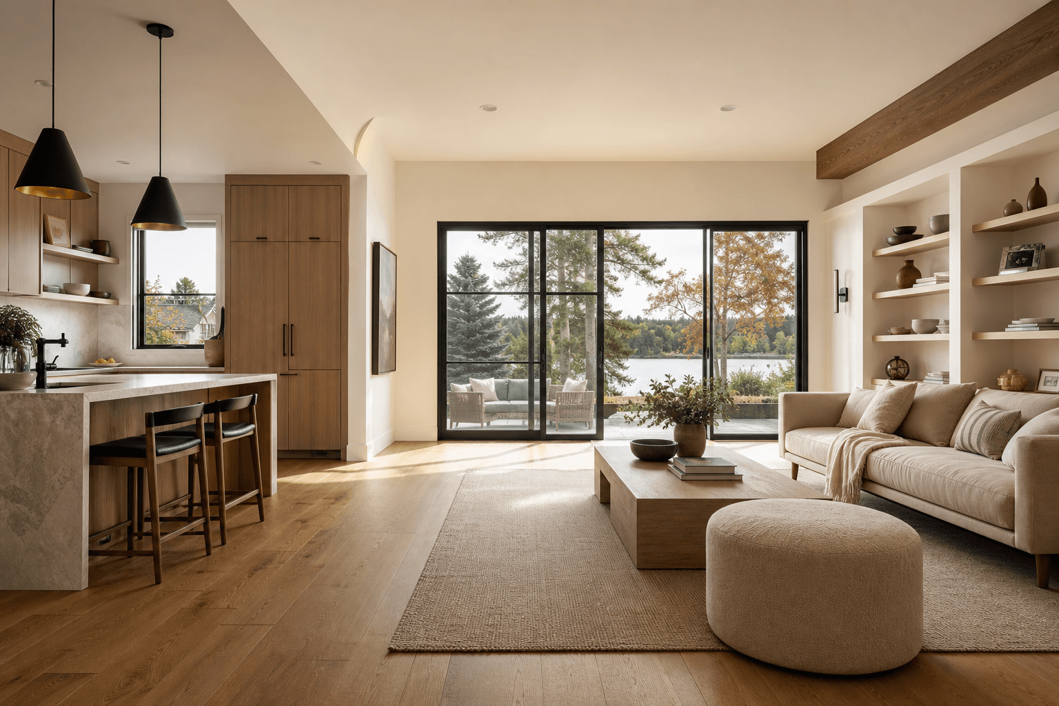 Renovated home interior by NDA Group